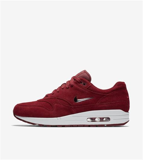 nike air max 1 premium schuhe herren rot schwarz